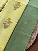 CHANDERI SILK TOP AND CHANDERI SILK HANDBLOCK PRINTED DUPATTA - Image 4