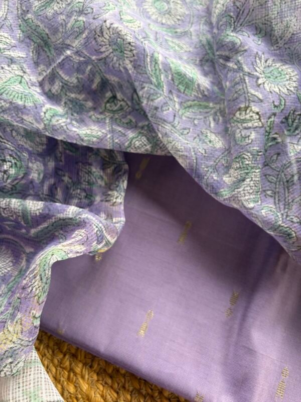 CHANDERI TOP AND KOTA COTTON DUPATTA - Image 1