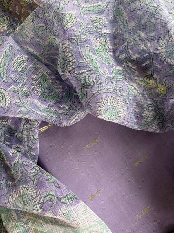 CHANDERI TOP AND KOTA COTTON DUPATTA - Image 5