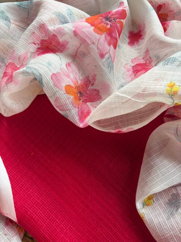 SILK KOTA TOP AND KOTA PRINTED DUPATTA - Image 3