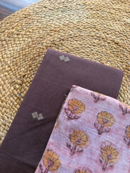 COTTON TOP AND COTTON PRINTED DUPATTA