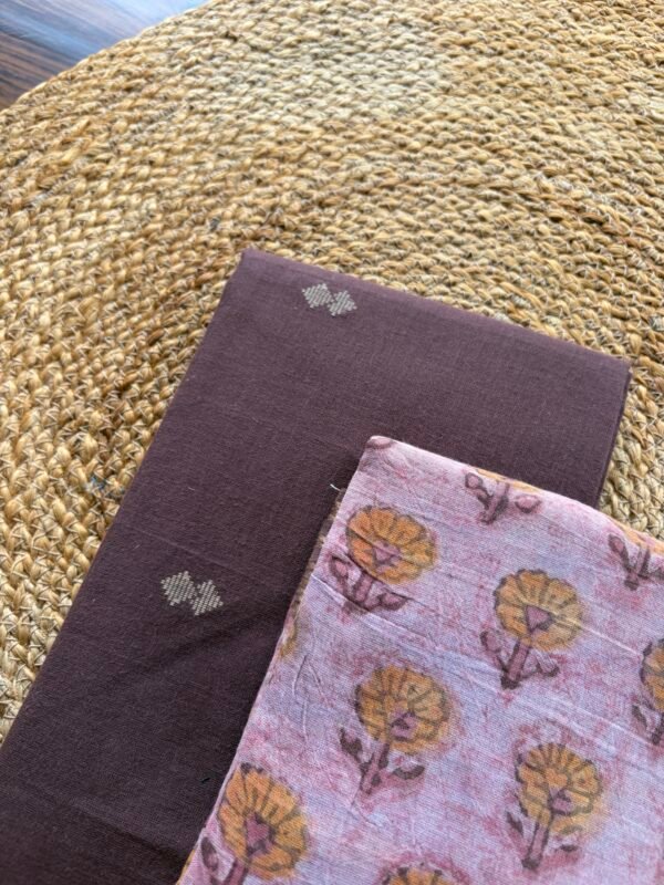 COTTON TOP AND COTTON PRINTED DUPATTA - Image 1