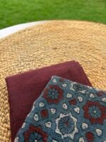 COTTON TOP AND AJRAK HANDBLOCK PRINTED KOTA DUPATTA