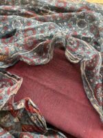 COTTON TOP AND AJRAK HANDBLOCK PRINTED KOTA DUPATTA - Image 5
