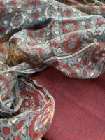 COTTON TOP AND AJRAK HANDBLOCK PRINTED KOTA DUPATTA - Image 6