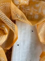 MUL CHANDERI TOP AND KOTA HAND BLOCK PRINTED DUPATTA - Image 7