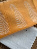 MUL CHANDERI TOP AND KOTA HAND BLOCK PRINTED DUPATTA - Image 6