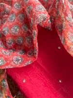 MUL CHANDERI TOP AND KOTA HAND BLOCK PRINTED DUPATTA - Image 5