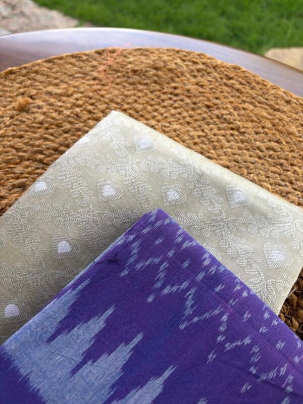 SILK COTTON TOP AND IKAT COTTON DUPATTA - Image 7