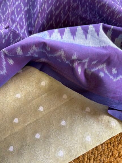 SILK COTTON TOP AND IKAT COTTON DUPATTA