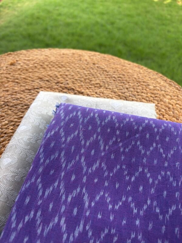 SILK COTTON TOP AND IKAT COTTON DUPATTA - Image 2