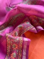COTTON TOP AND CHANDERI SILK HANDBLOCK PRINTED DUPATTA - Image 3