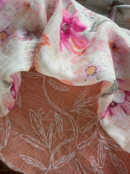 TEPCHI KOTA TOP AND PRINTED KOTA DUPATTA