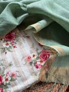 LINEN TOP AND DUPATTA - Image 5