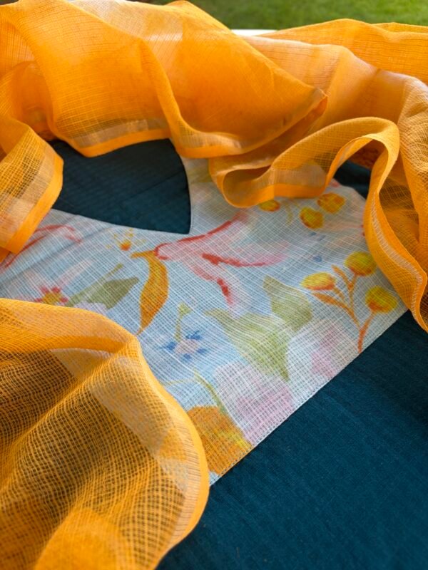 COTTON TOP AND KOTA DUPATTA - Image 6