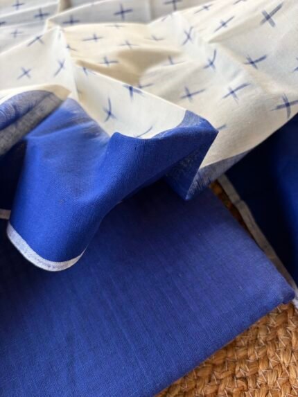 COTTON TOP AND IKAT DUPATTA