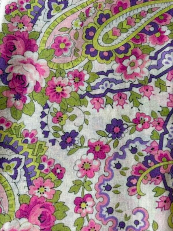 PRINTED  MULMUL COTTON TOP AND KOTA DUPATTA WITH LACE - Image 4