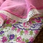 PRINTED  MULMUL COTTON TOP AND KOTA DUPATTA WITH LACE