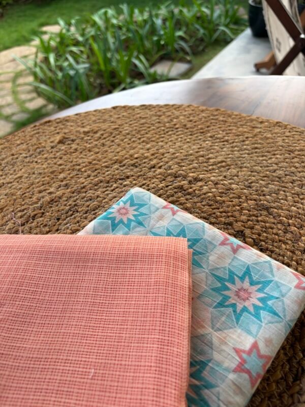 MULMUL PRINTED COTTON TOP AND KOTA DUPATTA - Image 5