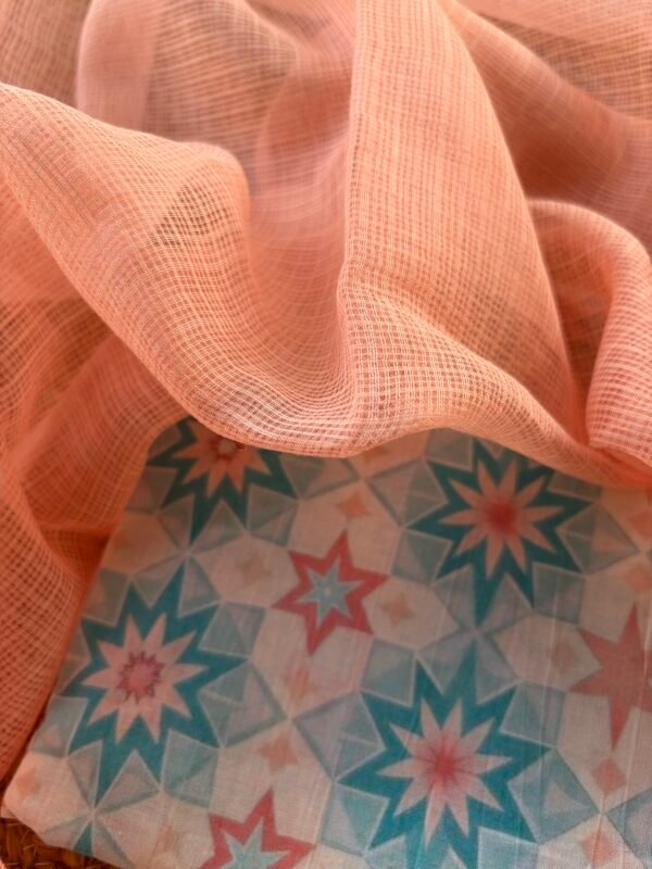 MULMUL PRINTED COTTON TOP AND KOTA DUPATTA - Image 6