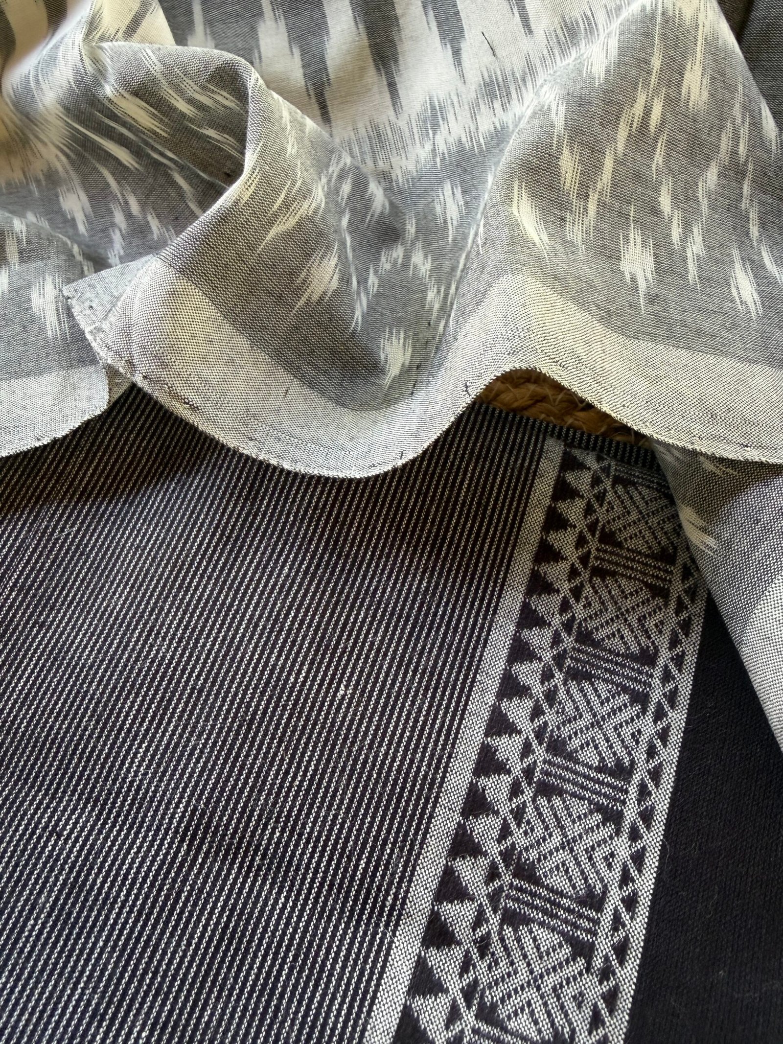 IMG_1557 COTTON TOP AND IKAT DUPATTA - Image 1