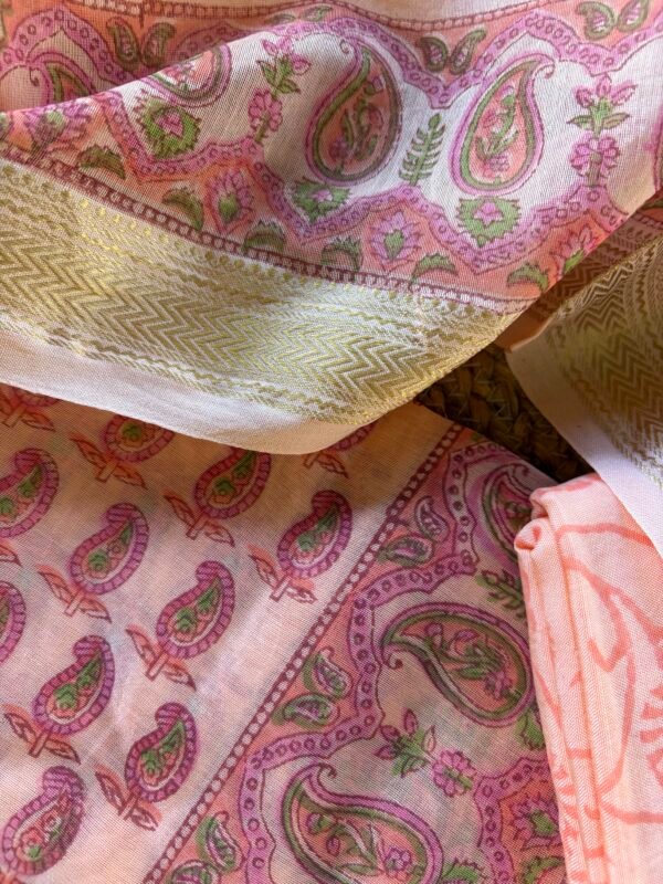 CHANDERI SILK COTTON FULL SET - Image 7