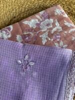 HANDBLOCK PRINTED TOP AND KOTA COTTON DUPATTA - Image 7