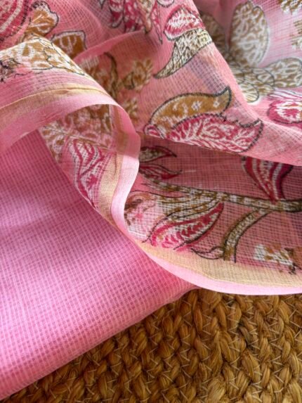 KOTA COTTON TOP AND KOTA PRINTED DUPATTA