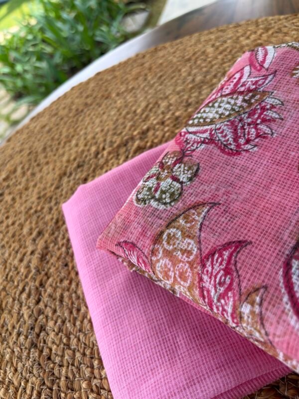 KOTA COTTON TOP AND KOTA PRINTED DUPATTA - Image 2