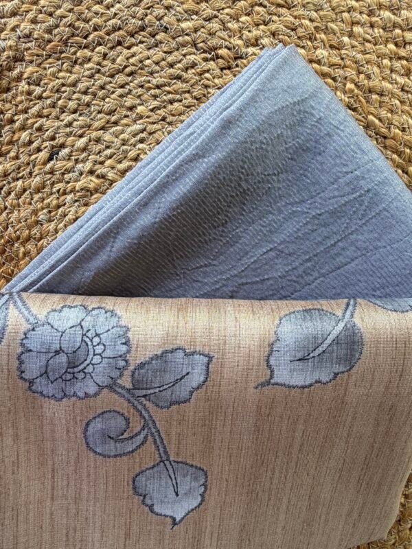 CHANDERI TOP AND BLENDED TUSSAR DUPATTA - Image 3