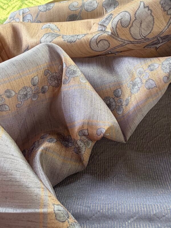 CHANDERI TOP AND BLENDED TUSSAR DUPATTA - Image 4