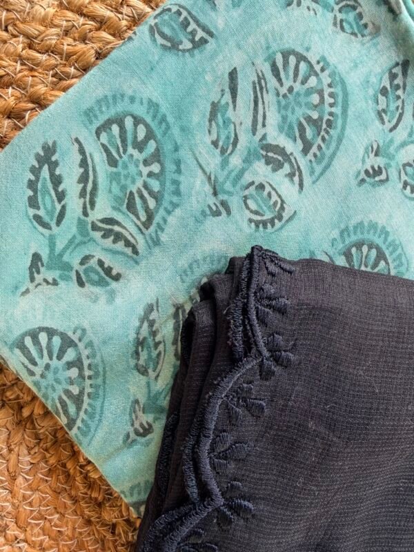 MODAL PRINTED TOP AND KOTA COTTON DUPATTA - Image 6