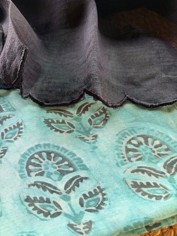 MODAL PRINTED TOP AND KOTA COTTON DUPATTA - Image 7