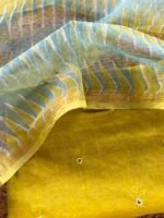 MUL CHANDERI COTTON TOP AND KOTA HANDBLOCK PRINTED DUPATTA