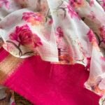 CHANDERI SILK COTTON TOP AND KOTA PRINTED DUPATTA