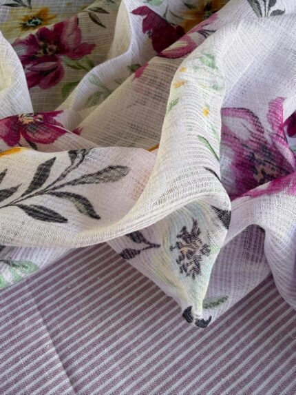 COTTON TOP AND PRINTED KOTA DUPATTA