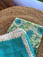 PRINTED MULMUL COTTON TOP AND KOTA DUPATTA WITH LACE - Image 6