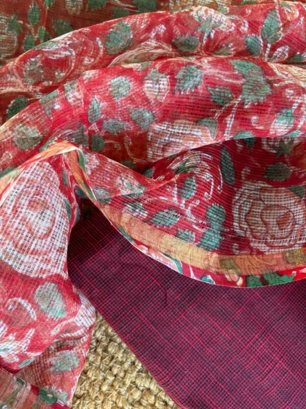 COTTON TOP AND KOTA DUPATTA - Image 5