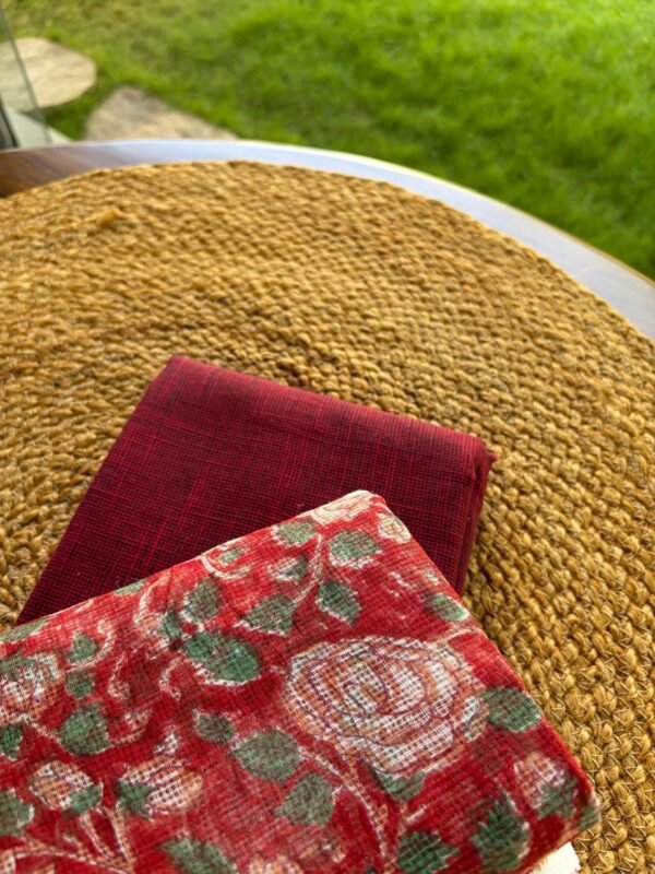 COTTON TOP AND KOTA DUPATTA - Image 2