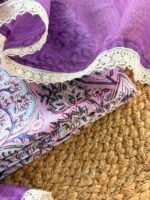 HANDBLOCK PRINTED TOP AND KOTA COTTON DUPATTA