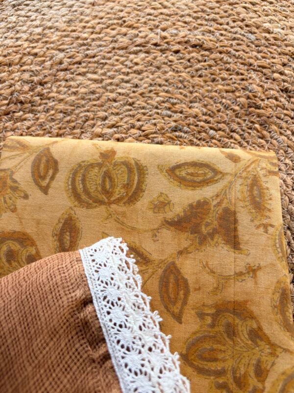 HANDBLOCK PRINTED TOP AND KOTA COTTON DUPATTA - Image 2