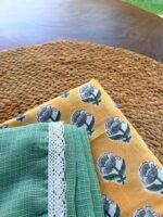 HANDBLOCK PRINTED TOP AND KOTA COTTON DUPATTA - Image 2