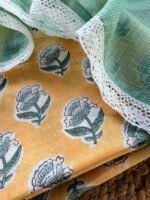 HANDBLOCK PRINTED TOP AND KOTA COTTON DUPATTA - Image 3