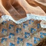 HANDBLOCK PRINTED TOP AND KOTA COTTON DUPATTA