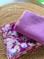 PRINTED SILK COTTON TOP AND LINEN DUPATTA - Image 6