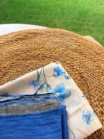 PRINTED SILK COTTON TOP AND LINEN DUPATTA - Image 4