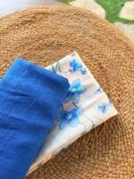 PRINTED SILK COTTON TOP AND LINEN DUPATTA - Image 6