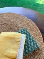 HANDBLOCK PRINTED TOP AND KOTA COTTON DUPATTA - Image 2