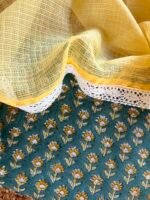 HANDBLOCK PRINTED TOP AND KOTA COTTON DUPATTA - Image 3