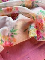 MUL CHANDERI SILK TOP AND KOTA PRINTED DUPATTA